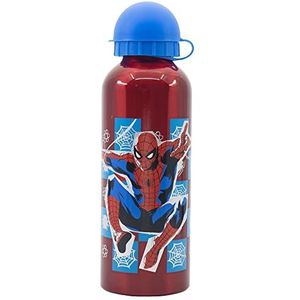 Spider-man herbruikbare aluminium waterfles voor kinderen, 530 ml