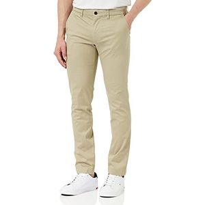 Tommy Hilfiger Geweven broek voor heren, Beige (Batique Khaki), 40W / 32L