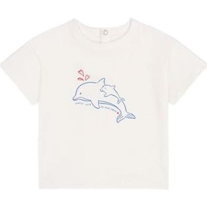 Petit Bateau T-shirt met korte mouwen voor jongens, Wit, 3 Jaren