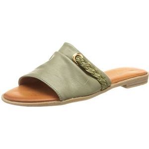 Mustang Dames 1388-702 slippers, groen, 36 EU