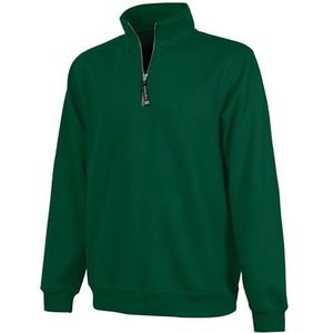 Charles River Apparel Unisex-Adult's Crosswind Quarter Zip Sweatshirt (Regular & Big-Tall Sizes), Forest, 3XL