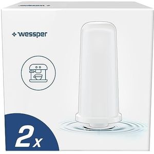 Wessper Waterfilterpatronen voor koffiezetapparaten, waterfilter koffieautomaten, filterpatronen, compatibel met Sage Barista Touch Express SES880, SES875, 2 stuks