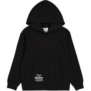 Champion Sweatshirt met capuchon voor meisjes en meisjes, zwart (Nbk), 3-4 jaar