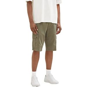 TOM TAILOR Uomini bermuda shorts 1035040, 10415 - Dusty Olive Green, 27