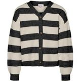 Vero Moda - VMNATAHLIE - Gebreid Vest - Gestreept - Gerecycled Materiaal