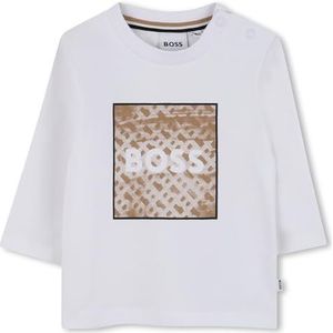 BOSS - J52715 - T-shirt - Wit - Voor Babyjongens