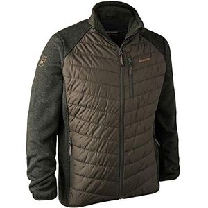 Gamo Outdoor Moor Gewatteerde jas met fleece jersey, uniseks, volwassenen, bruin, eenheidsmaat