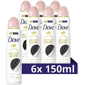 Dove Advanced Care Invisible Care Anti-Transpirant Deodorant Spray, biedt tot 72 uur bescherming tegen zweet - 6 x 150 ml - Voordeelverpakking