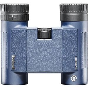 Bushnell H2O 138005R Waterdichte verrekijker, 8 x 25 mm, donkerblauw, WP/FP, oogjes, doos 6 l