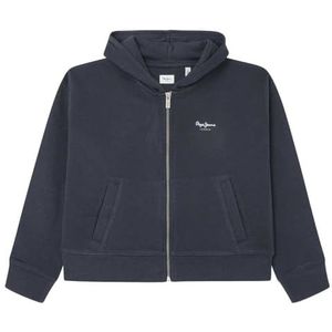 Pepe Jeansvoor meisjes. PG581337 Sweater Vicky marine (10años= 140cm), Casual, Biologisch katoen, Duurzaam, Marineblauw, kinderkleding