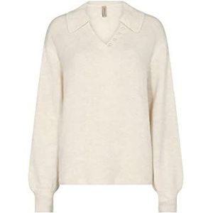 SOYACONCEPT Women's SC-Nessie 46 Damestrui Sweater, 91620 Cream Melange, X-Large