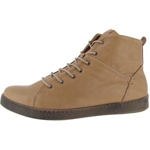 Andrea Conti Dames High Top sneakers, Peanut/Brandy, 38 EU, Peanut Brandy, 38 EU