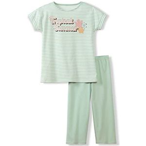 CALIDA Meisje meisjes Tropic pyjamaset, Harbour Mint, 128