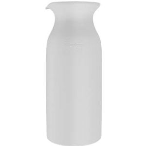Artevasi Bia kruik, handgemaakte keramiek, elegante decoratieve bloemenvaas, woondecoratie, wit, 30cm hoog