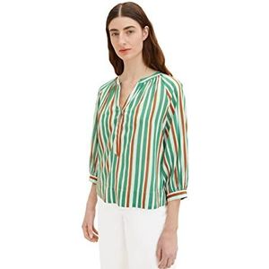 TOM TAILOR Dames blouse 1035880, 31120 - Multicolor Vertical Stripe, 34