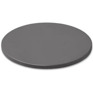 Weber Pizzasteen | Geglazuurde Pizzasteen | Pizzasteen Van Cordieriet | Weber Barbecue Accessoires | Rond | 26 cm - Zwart (18413)
