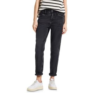 Street One - Mom Jeans - Zwart - Katoenmix met Stretch