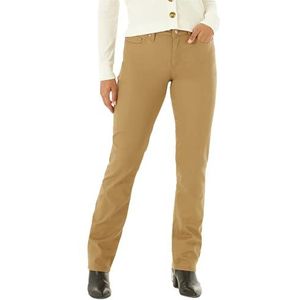 Lee Regular Fit Straight Leg Damesjeans, tijgeroog, 44 lengte