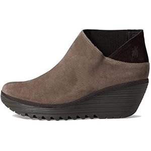 Fly London Yego400 Chelsea Boot voor dames, Taupe Expresso, 41 EU