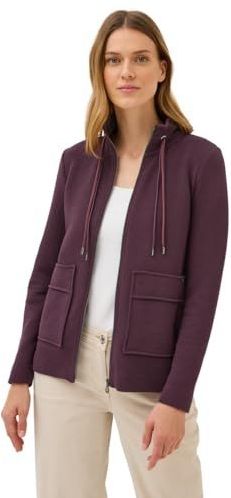 Sweatvest - Effen - Sweatstof - Opstaande Kraag - Lange Mouw