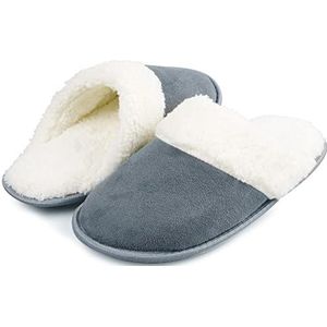 riemot Uniseks warme vilten pantoffels voor de winter, stijl 11, 40/41 EU