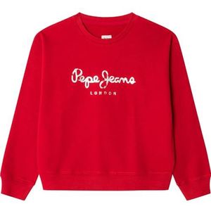 Pepe Jeans Meisjes ANNIE Sweatshirt, Rood (DEEP ROOD), 16, Rood (diep rood), 16 jaar