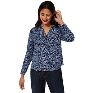 Street One Dames B09LVR5NZQ lichte blouse met lange mouwen, mid sunny blue, 34, Midden Sunny Blue, 34