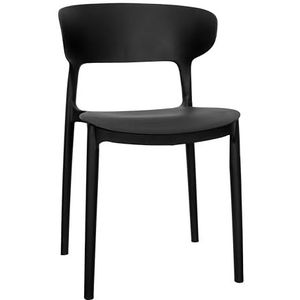 GARDENIA Capri, hars, zwart, 1 stoel