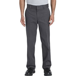 Dickies Men's Flex Work Pant Slim Straight Fit, Charcoal, 31 32