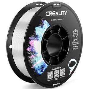 CREALITY PETG Filament 1,75 mm 3D-printerfilament, 1 kg netjes gewikkelde spoel, dimensionale nauwkeurigheid ± 0,03 mm, 2024 nieuwste batch, geschikt voor Ender, Bambu Lab, Anycubic, ELEGOO
