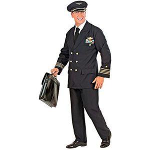 Widmann 57732 kostuum voor volwassenen Pilot, mannen, M