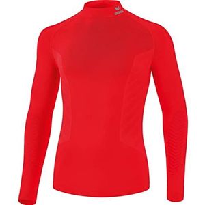 Erima uniseks-volwassene Athletic longsleeve turtleneck functioneel ondergoed (2252111), rood, L