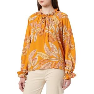 nascita Dames blouseshirt 21325581-NA03, oranje meerkleurig, XXL, Oranje meerkleurig., XXL