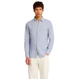 Shirt - Wit - 100% Linnen - Regular Fit