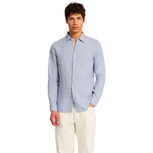 Shirt - Wit - 100% Linnen - Regular Fit