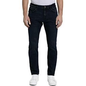 TOM TAILOR herenjeans Marvin Straight, 10136 - Donkerblauw Denim, 34W/36L