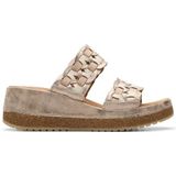 Clarks - Kassanda Mule - Sandalen - Metallic - Leer