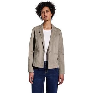 STREET ONE Korte twill-blazer, Buff Grey, 38