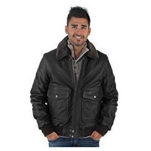 Schott NYC Jas voor heren, Bruin (Ant Brown), XL