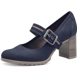 s.Oliver 5-22413-43 pumps voor dames met riempje, Donkerblauw, 37 EU