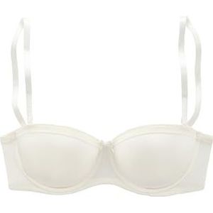 s.Oliver Basic beha met cups voor dames, met afneembare bandjes in crème, crème, 80D