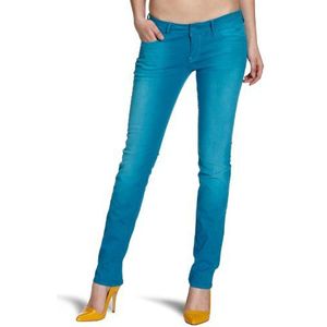 Cross Jeans Dames Jeans, blauw (petrol), 32W x 34L