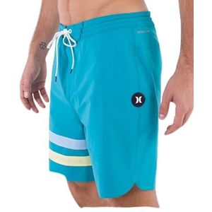 Heren boardshorts Phantom Blck Prty Rngd 18, Total Turquiose, 40