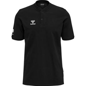 hummel Heren Hmlmove Grid Polo Shirt, Zwart, L