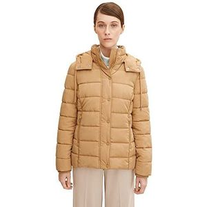 TOM TAILOR Dames winterjas met capuchon 1032480, 27841 - Soft Light Camel, M
