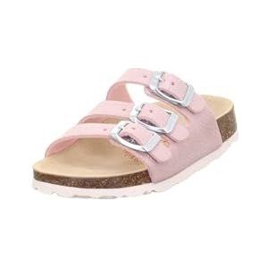 Superfit Pantoffels met voetbed voor meisjes, Roze 5590, 40 EU Weit