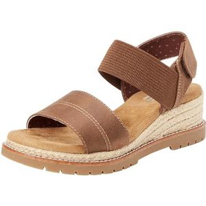 Skechers Vrouwen Bob's Desert KISS Shore Genoeg, Bruin Textiel, 36.5 EU