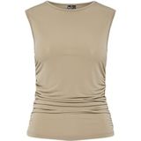 PIECES Pcmadison Sl Ruching Top Noos Bc voor dames, Crockery., S