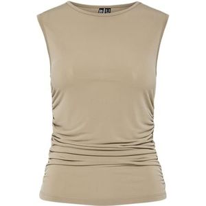 PIECES Pcmadison Sl Ruching Top Noos Bc voor dames, Crockery., S