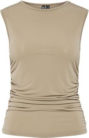 PIECES Pcmadison Sl Ruching Top Noos Bc voor dames, Crockery., S